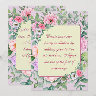 Delicate Zomer Tuinfeest Bloemen Decoupage Kaart