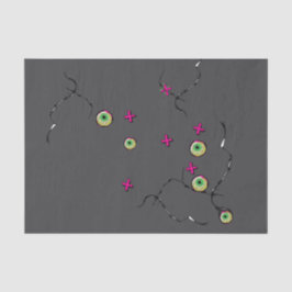 Delicateus Ghoulish Funky Fun Zombie XOXO Tissuepapier