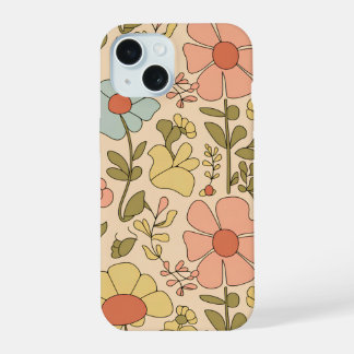 Délice Floral Rétro | Motif Floral Vintage