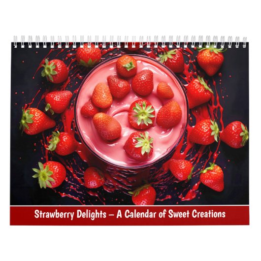 Délices de fraises – Un calendrier de douceurs cré (Protection)