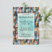 Délicieux Crème glacée Extravaganza Invitation (Debout devant)