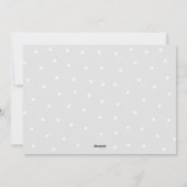 Délicieux Intro moderne Faire-part de naissance bé (Dos)