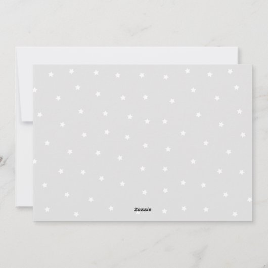 Délicieux Intro moderne Faire-part de naissance bé (Dos)