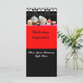 DELICIEUZE CUPCAKES DESERT SHOP, Red Oranje Black (Staand voorkant)