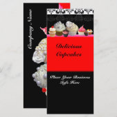 DELICIEUZE CUPCAKES DESERT SHOP, Red Oranje Black (Voorkant / Achterkant)