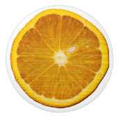 DELICIEUZE ORANJE SLICE CERAMIC KNOB KERAMISCHE KNOP (Voorkant)