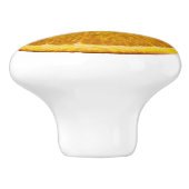 DELICIEUZE ORANJE SLICE CERAMIC KNOB KERAMISCHE KNOP (Zijkant)