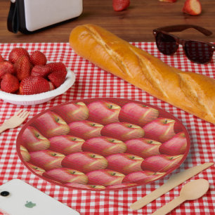 DELICIEUZE RODE APPEL PAPIEREN BORDJE