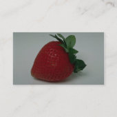 Delicious aardbei visitekaartje (Achterkant)
