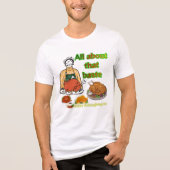 Delicious Baste Tri-Blend Shirt (Voorkant)