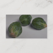 Delicious Brussels sprouts Visitekaartje (Achterkant)