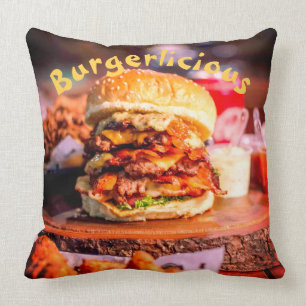 Delicious Burger Kussen