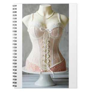 delicious bustier cake and sugar past notitieboek