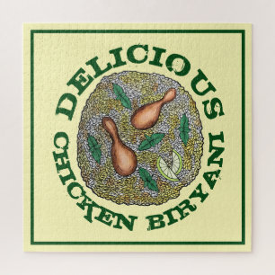 Delicious Chicken Biryani Indian Food Cuisine Legpuzzel