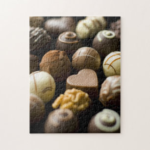Delicious chocoladepralines legpuzzel