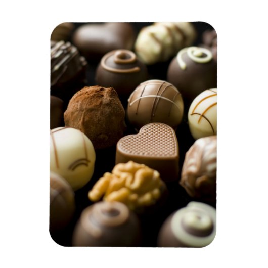 Delicious chocoladepralines magneet (Verticaal)