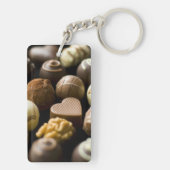Delicious chocoladepralines sleutelhanger (achterkant)