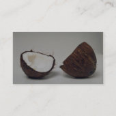 Delicious Coconut halves Visitekaartje (Achterkant)