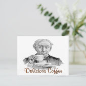 Delicious Coffee Briefkaart (Staand voorkant)