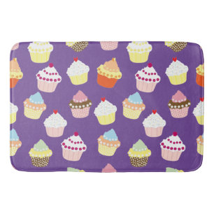 Delicious Decorated Birthday Cupcakes Badmat