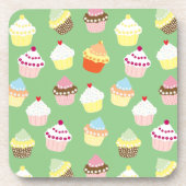 Delicious Decorated Birthday Cupcakes Bier Onderzetter (Voorkant)