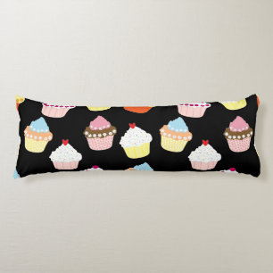 Delicious Decorated Birthday Cupcakes Body Pillow Lichaamskussen
