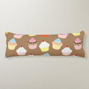 Delicious Decorated Birthday Cupcakes Body Pillow Lichaamskussen
