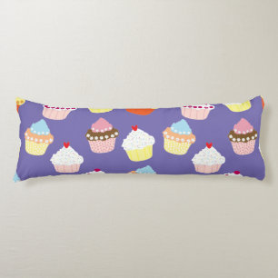 Delicious Decorated Birthday Cupcakes Body Pillow Lichaamskussen