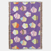 Delicious Decorated Birthday Cupcakes Deken (Voorkant Verticaal)