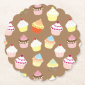 Delicious Decorated Birthday Cupcakes Kartonnen Onderzetters (Voorkant)