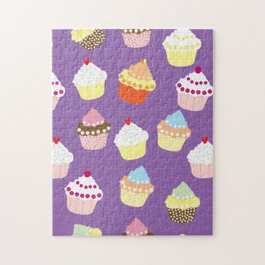 Delicious Decorated Birthday Cupcakes Legpuzzel (Verticaal)
