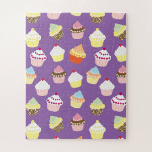 Delicious Decorated Birthday Cupcakes Legpuzzel
