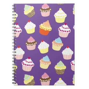Delicious Decorated Birthday Cupcakes Notitieboek