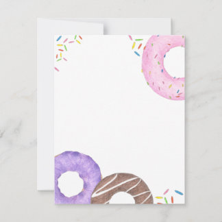 Delicious Donuts Note Card Notitiekaartje
