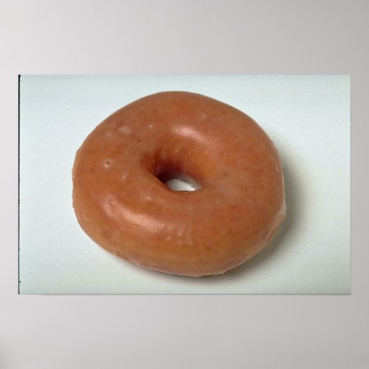 Delicious geglazuurde donugebak poster (Voorkant)