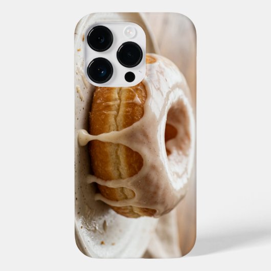 Delicious Glazed Donut Icing Drip iPhone Case (Achterkant)