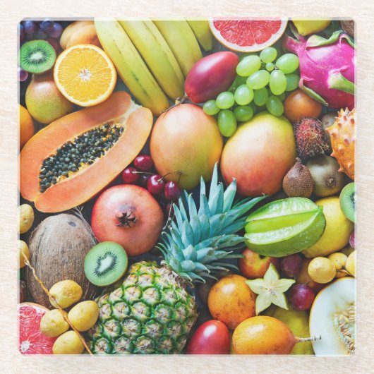 Delicious Glazen Onderzetter (Voorkant)