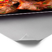 Delicious Middle-Eastern Lamb Steak Poster (Hoek)