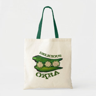 Delicious Okra Pods Southern Food Cooking Cuisine Tote Bag