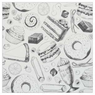 Delicious patroon stof