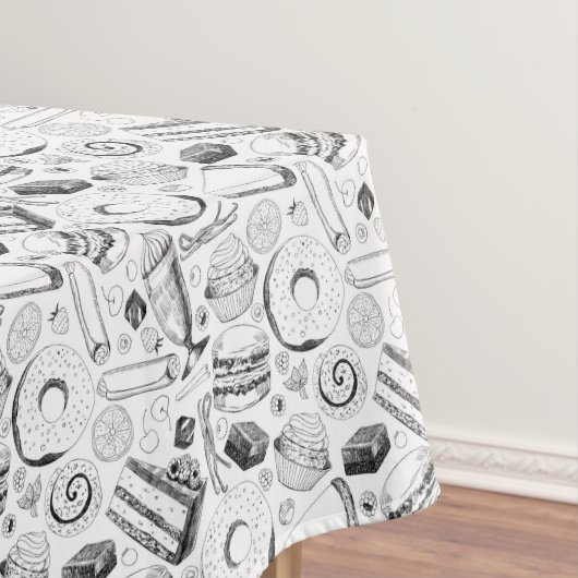 Delicious patroon tafelkleed (Voorbeeld)