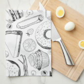 Delicious patroon theedoek (Quarter Fold)