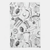 Delicious patroon theedoek (Verticaal)