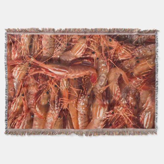 Delicious Prawns Deken (Voorkant)