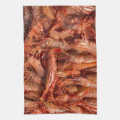 Delicious Prawns Theedoek (Verticaal)