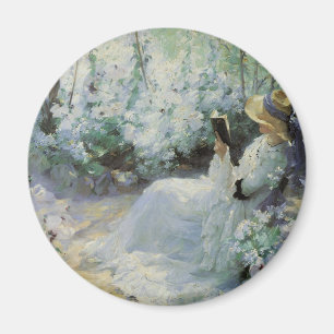Delicious Solitude door Frank Bramley, Vintage Art Magneet