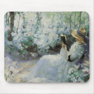Delicious Solitude door Frank Bramley, Vintage Art Muismat