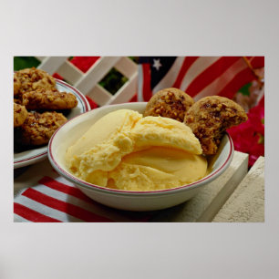 Delicious Vanilla-ijs Poster
