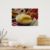 Delicious Vanilla-ijs Poster (Keuken)