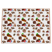 Delicious Waterverf Chocolate Desserts Groot Cadeauzakje (Voorkant)